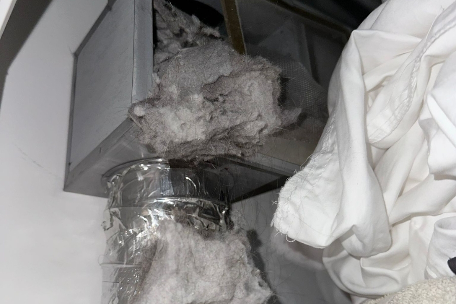 dryer vent hose cleaning