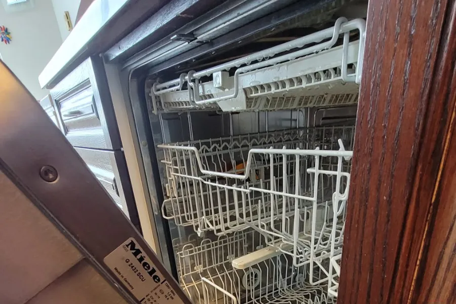 dishwasher not draining miele charlotte repair