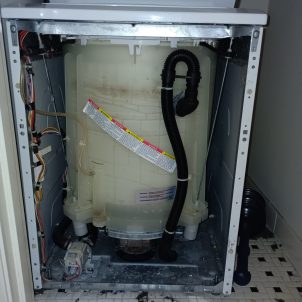 broken appliance before repair