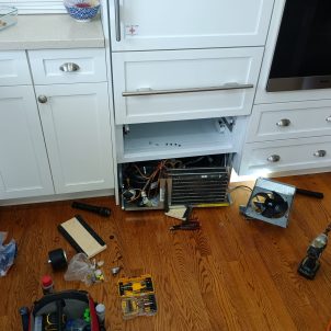 dishwasher door panel component repair