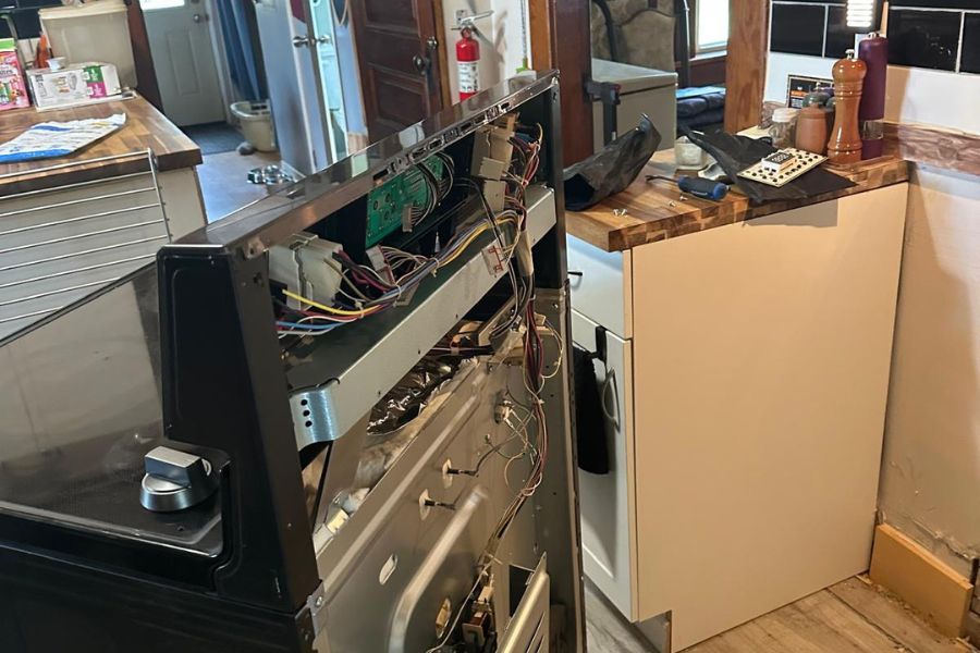 range beeping displaying error code repair charlotte