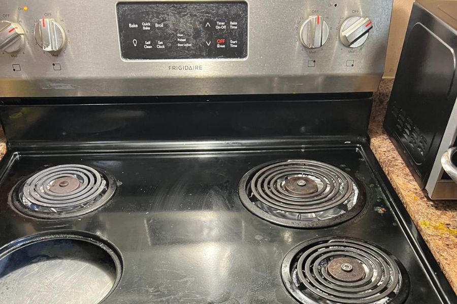 stove burner wont adjust temperature nc