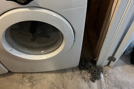 dryer repair in a home