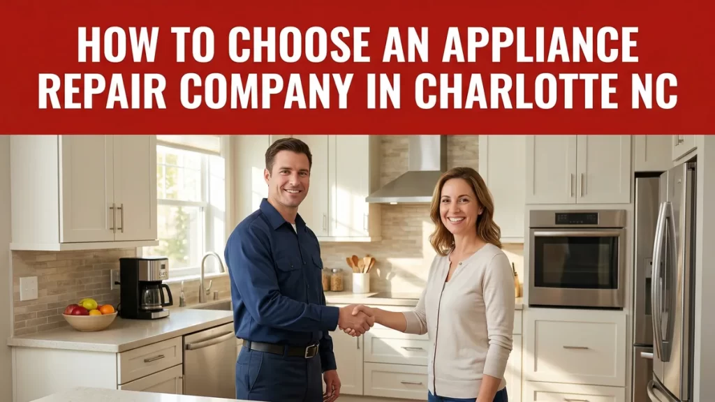 How to choose a reliable appliance repair company in Charlotte NC